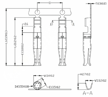 電熱毯4PINJ端子